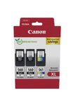 Canon PG-560XL/CL-561XL - Pack de 3 - noir x2, couleur (cyan, magenta, jaune) - cartouche d'encre originale