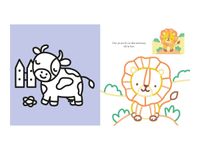 Coloriages à bords pailletés - Adam le toucan - par Solenne & Thomas