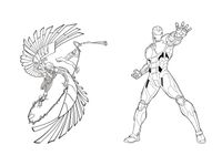 15 minutes par coloriage - Marvel