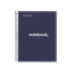 Notebook Emotions, Couverture souple, A4, séyès, 80 feuilles de 1 couleur, Miquelrius, Marine.