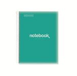 Notebook Emotions, Couverture souple, A4, séyès, 80 feuilles de 1 couleur, Miquelrius, Turquoise.