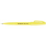 Pentel Arts Brush Sign Pen - Feutre - jaune fluo