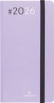 Agenda Flex - 1 semaine sur 2 pages - 9,5 x 17,5 cm - lilas - Oberthur