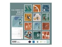 BLUE ART Mr&Mrs Clynk - Calendrier - 2025 - competitions - 14 feuilles - 30 x 30 cm