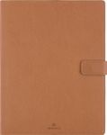 Agenda Milano - 1 semaine sur 2 pages - 22 x 28 cm - camel - Oberthur