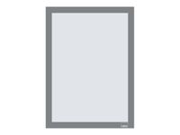 Nobo - Porte-affiche magnétique autocollant - A4 - argent