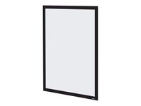 Nobo - Porte-affiche magnétique autocollant - A3 - noir