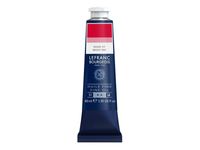 Lefranc Bourgeois - Peinture à l'huile - rouge vif - semi-opaque - fine - 40 ml