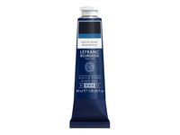 Lefranc Bourgeois - Peinture à l'huile - bleu prussien - semi-opaque - fine - 40 ml