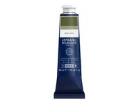 Lefranc Bourgeois - Peinture à l'huile - vert terre - opaque - fine - 40 ml
