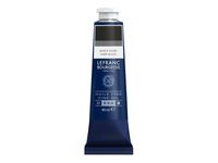 Lefranc Bourgeois - Peinture à l'huile - noir ivoire - opaque - fine - 40 ml