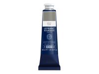 Lefranc Bourgeois - Peinture à l'huile - teinte argentée - opaque - fine - 40 ml