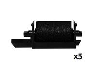 5 Rouleaux encreurs compatible Epson IR40 - noir - Armor
