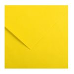 CANSON Iris Vivaldi - Papier Dessin Couleur - Lisse - 120 g/m² - Feuille - 50x65cm - Jaune Canari