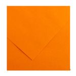 CANSON Iris Vivaldi - Papier Dessin Couleur - Lisse - 240 g/m² - Feuille - A4-21x29,7cm - Clémentine