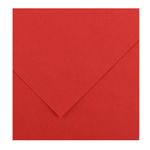 CANSON Iris Vivaldi - Papier Dessin Couleur - Lisse - 120 g/m² - Feuille - A4-21x29,7cm - Rouge