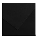 CANSON Iris Vivaldi - Papier Dessin Couleur - Lisse - 240 g/m² - Feuille - A4-21x29,7cm - Noir