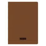 Calligraphe 8000 - Cahier polypro A4 (21x29,7 cm) - 96 pages - grands carreaux (Seyes) - marron