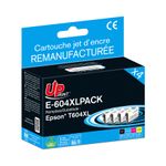 Cartouche remanufacturée Epson 604XL Ananas - pack de 4 - noir, cyan, magenta, jaune - Uprint