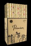 Assortiment rouleaux Papier Cadeau Kraft Or Noël 0.70cm x 2m