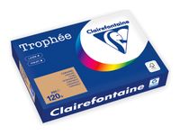 Clairefontaine Trophée - Papier - caramel - A4 (210 x 297 mm) - 120 g/m² - Ramette de 250 feuilles 