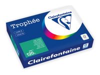 Clairefontaine Trophée - Papier - vert forêt - A4 (210 x 297 mm) - 120 g/m² - Ramette de 250 feuilles