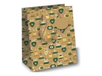 Clairefontaine Christmas Forest S3 - Sac cadeau - 21.5 cm x 10.2 cm x 25.3 cm