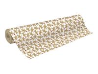 Clairefontaine Christmas - Emballage cadeau - 70 cm x 50 m - 70 g/m² - pain d'épices - blanc - papier kraft recyclé