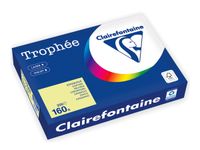 Clairefontaine Trophée - Papiers - jonquille - A4 (210 x 297 mm) - 160 g/m² - Ramette de 250 feuilles 