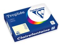 Clairefontaine Trophée -Papier - crème - A4 (210 x 297 mm) - 80 g/m² - Ramette de 500 feuilles 