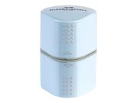 Faber-Castell Trio - Taille-crayon - triangulaire - 3 trous - bleu ciel