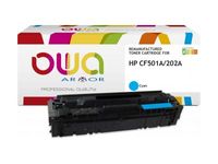OWA - Cián - compatible - caja - refabricado - cartucho de tóner (alternativa para: HP CF501A)