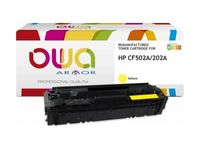 OWA - Amarillo - compatible - caja - refabricado - cartucho de tóner (alternativa para: HP CF502A)
