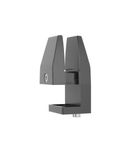 Support de fixation par pince étau pour écran de séparation (bureau seul) - carbone