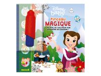 Pinceau magique (Belle Hiver) - Peins avec de l'eau pour voir apparaître les couleurs! - Disney Baby - livre à colorier