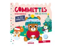 Mon P'tit Hemma - Gommettes pour les petits - Noël (Ourson brun) - par Carotte et Compagnie