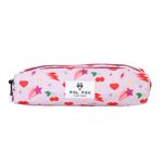Trousse rectangulaire Good Vibes- 2 compartiments- parme- Pol Fox