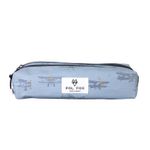 Trousse rectangulaire  Airplane- 2 compartiments- bleu- Pol Fox