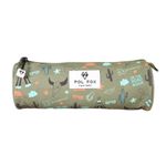 Trousse ronde Road Trip- vert-  Pol Fox