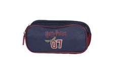 Trousse 2 compartiments HARRY POTTER QUIDDITCH - marine- Kid'Abord