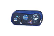 Trousse 2 compartiments KIP ASTRO - marine- Kid'Abord