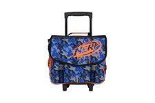 Cartable à roulettes NERF PLAYGROUND-2 compartiments- noir- Kid'Abord