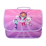 Cartable Gabby et la maison magique - 32cm -  1 compartiment - violet - Bagtrotter