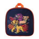 Sac a dos Le Roi lion - 24cm -  1 compartiment - marine - Bagtrotter