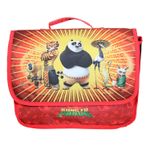 Cartable Kung fu panda - 32cm -  1 compartiment - rouge - Bagtrotter