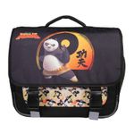 Cartable Kung fu panda - 38cm -  2 compartiments - noir - Bagtrotter