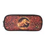 Trousse Jurassic world - 23cm -  2 compartiments - noir - Bagtrotter