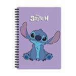 Cahier de texte Stitch - 18x22 cm - violet - Bagtrotter