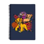 Cahier de texte Le Roi Lion - 18x22 cm - marine - Bagtrotter