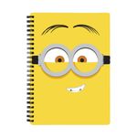 Cahier de texte Les Minions - 18x22 cm - jaune - Bagtrotter